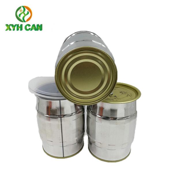 Buy Metal Tin Can Coconut Oil Packaging 73×107mm Dimension Container at wholesale prices