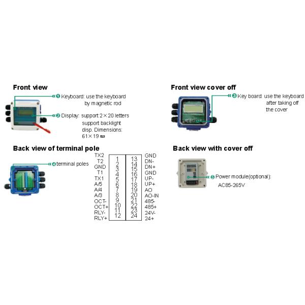 economical digital flange type ultrasonic mbus flow meter