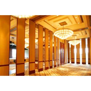 Quality Abrasion Resistance Wooden Folding Partition Walls For Conference Room 7m Height for sale