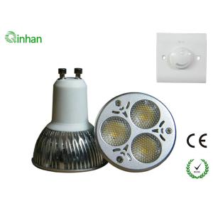 Cool White 240 LM 3W 45 / 60 degree dimmable LED Spotlight QH-GU10DS-1W3
