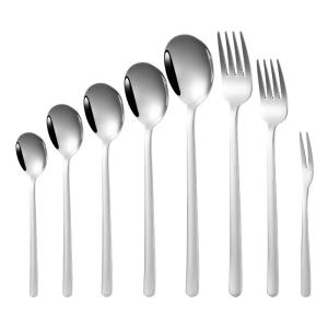 Premium Versatile Cutlery Set 304 Stainless Steel Custom Kitchen Use