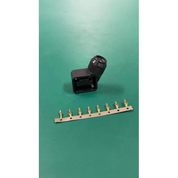 Buy Fast 9PIN Servo Motor Connector Panel Mount Crimp/Solder Type AWG18-24 1000M Insulation Resistance at wholesale prices