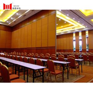 12mm MDF Board Conference Room Folding Partition Wall 5500mm Height