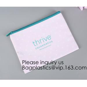 Necessary Black Pouch Canvas Print Makeup Cosmetic Bag,Personalized Custom