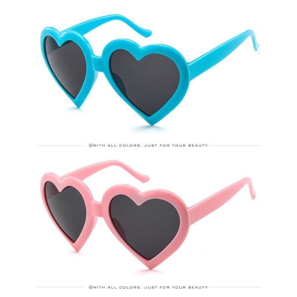 Women UV400 BSCI Love Heart Shaped Sunglasses Cat Eye Mod Vintage Style
