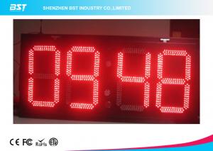 Quality Electronic Outdoor Large Led Digital Wall Clock Timer , Waterproof IP67 for sale