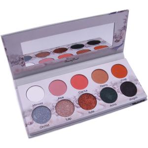 Embossing Logo High Pigment Eyeshadow Satin Hypoallergenic Eye Makeup