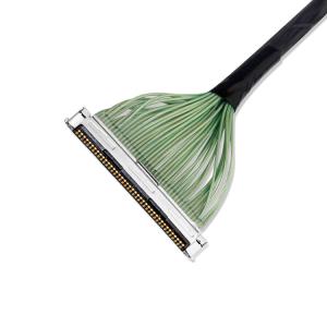 China  DF80D 40P 0.5SD Lvds Edp Cable 0.5mm Pitch Micro Coaxial on sale