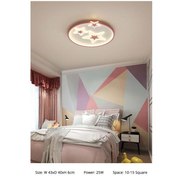 Modern Acrylic Round blue Ceiling Lights For Living Room Bedroom star Ceiling Lights(WH-MA-279)