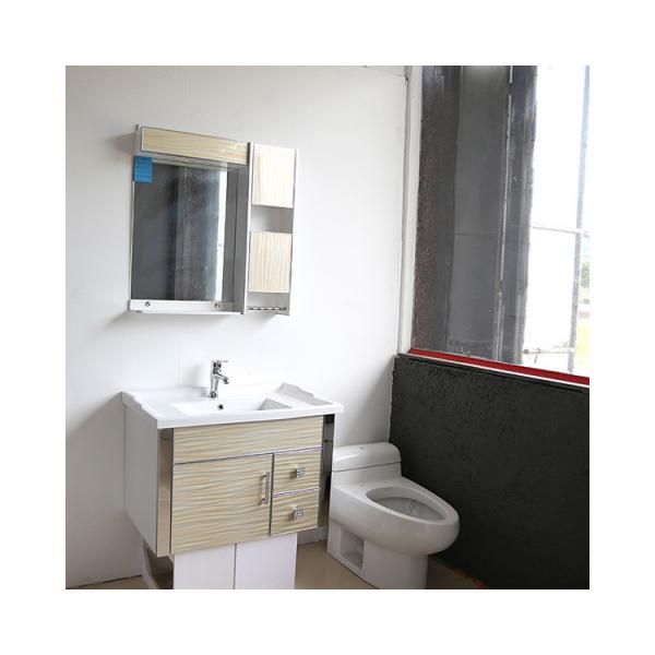 Buy Fujian Toilet Set Modern Pvc Bathroom Vanity Cabinet at wholesale prices