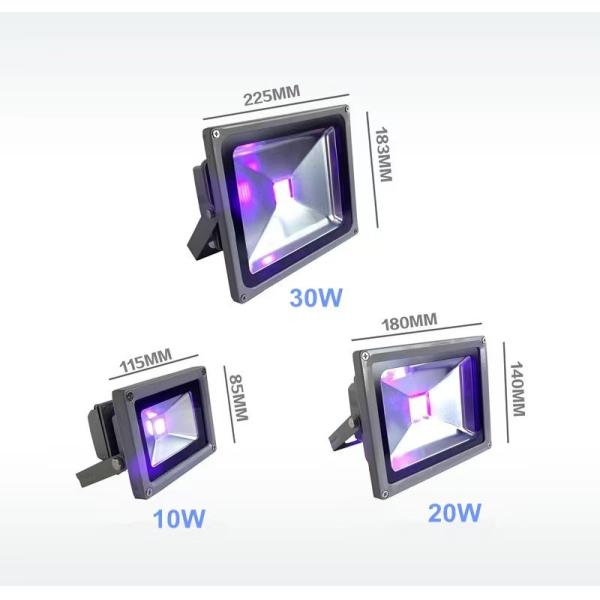 Buy RoHS Certificate Blacklight LED Flood Light 405nm 500mm Emitting Distance at wholesale prices