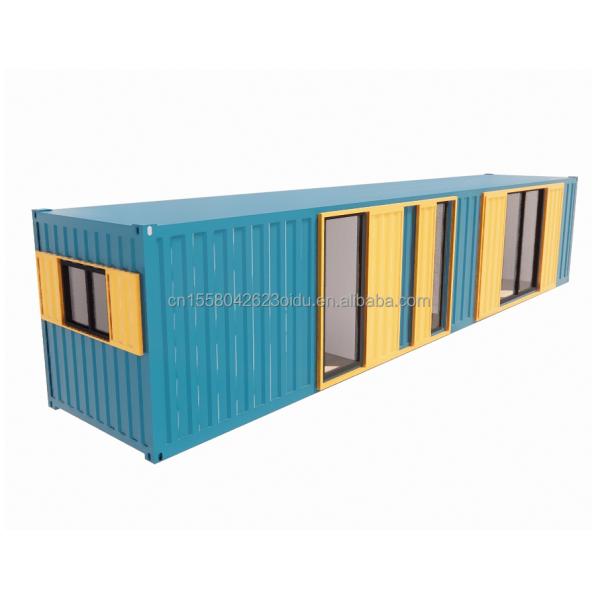 Steel frame Galvanized Steel Bending 180g 40FT Container Modular Wooden House Prefab Houses