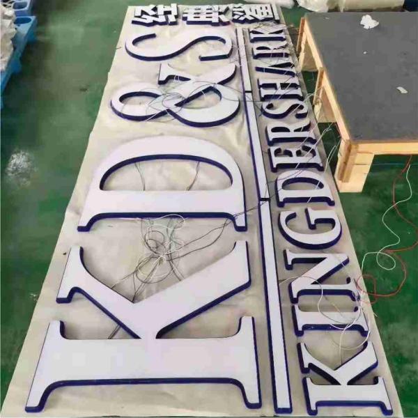 Custom Waterproof Led Letter Sign Illuminated Outdoor Channel Letters Sings