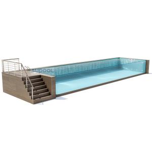 Unmatched Infinity Transparent Finish Swimming Pool for Hotels Schools