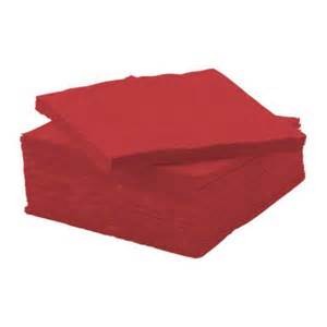 Quality Red Color Coctail Napkin for sale
