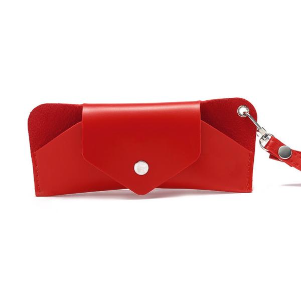 Simple Design Pu Leather Glasses Case Holder Organizer Travel Glasses Pouch