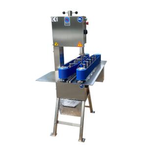 SUS304 Automatic Rib Cutting Machine Frozen Meat With Bone Half Cutter For Pork Feet And Chicken