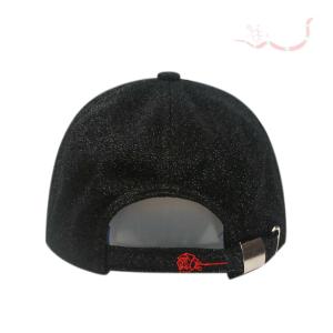 Lightweight Unisex Embroidered Baseball Caps With 100% Acrylic Glitter Powder