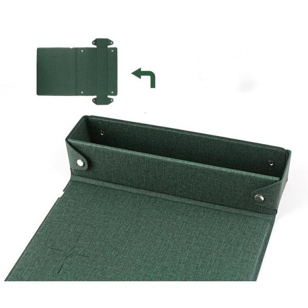 Magnetic Wireless Charging Leather Desk Pad Multifunctional Folding