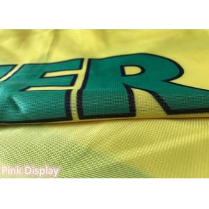 Fade Resistant 65x150cm Advertising Banner Flags