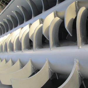 Wesew Customizable Screw Flight Spiral Conveyor For Material Handling Systems