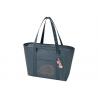 Dark Grey Canvas Tote Bags 420D Polyester Fabri Convenient Single Shoulder Bag for sale