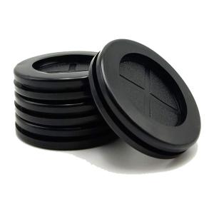 Round Industrial Silicone Rubber Gaskets Abrasion Resistant