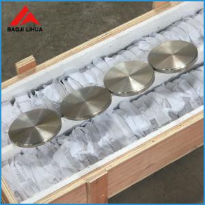 Cold Rolled Silver Gray Round Stamping Titanium Disk GR1 GR2