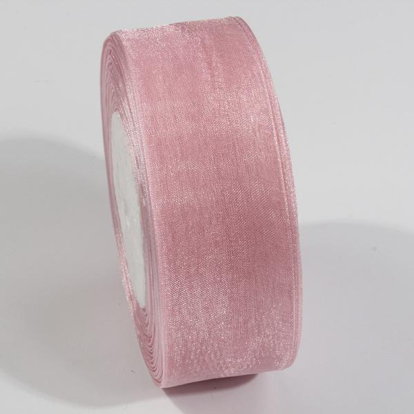 2.5cm Polyester Organza Ribbon for DIY bows or Wedding Decoration or Cake Wrapping