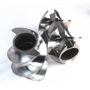 Clextral BC92 Twin Screw Extruder Screw Elements Spare Parts for Plastic