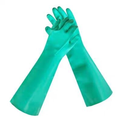 Buy 22mil Unflocked Gloves Nitrile Green XL XXL Heavy Duty Nitrile Gloves at wholesale prices
