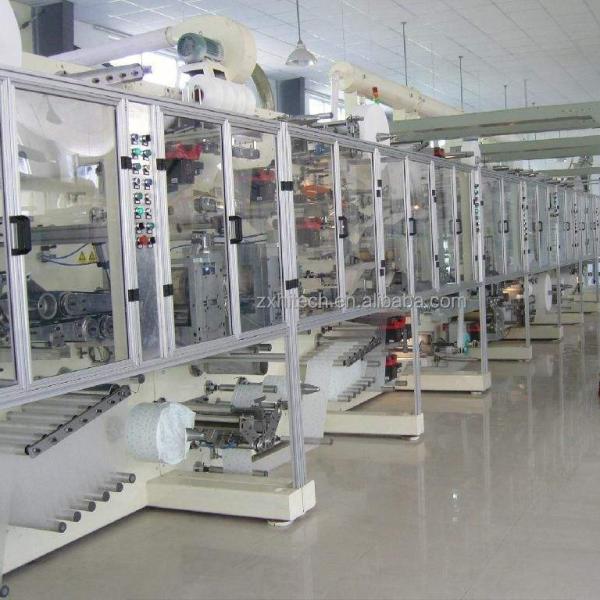 High Speed Urinary Non Humidity Production Line High Efficiency Urinary Non Humidity Equipment For Diaper