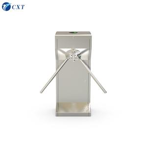 Vertical Tripod Turnstile Gate Stainless Steel With TCP/IP Communication