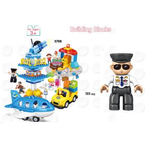 172Pcs City Vehicles Pretend Play DIY Building Blocks For Unisex Eco Friendly