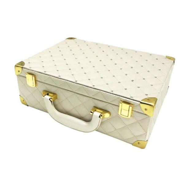 Buy Impervious PU Leather Makeup Box Luxury Packaging Auger Cases at wholesale prices