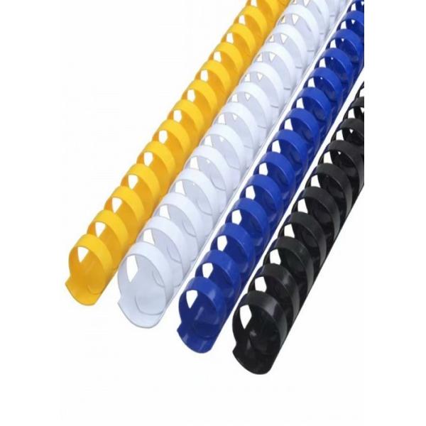 Yellow 3/8" 365 Sheets 50mm PVC Plactic Comb Binding