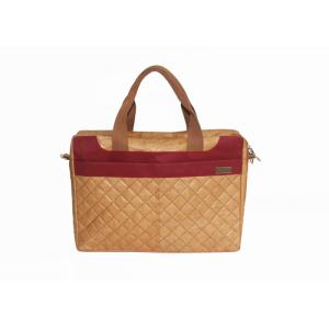 Waterproof laptop bag washable kraft paper laptop messenger bag with canvas