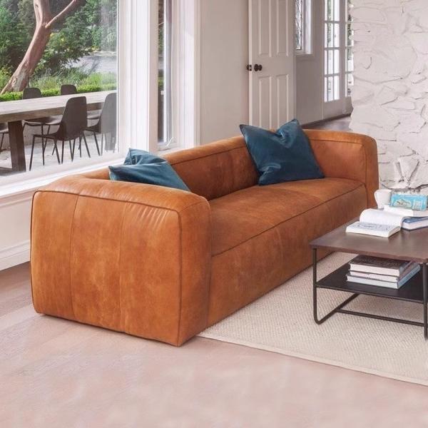 Nordic Latex Technology Fabric Sofa Small Loft Industrial Style Retro Living