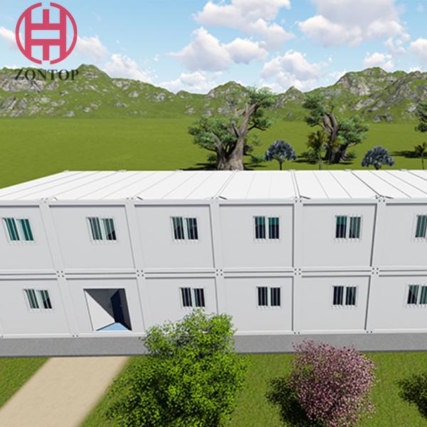 Zontop China Manufactured Made Modular Easy Assemble Fully For Sale Cheap Furnished Country Style Container Houses Pref