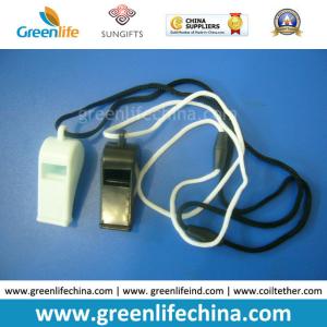 Quality Fahsion Plastic OK Whistle with Cord Cheapest China Factory Direct Price Orange Yellow Colors for sale