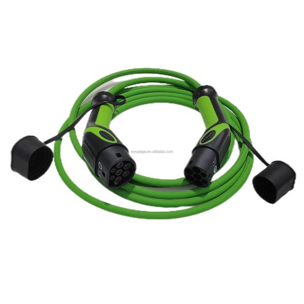 Buy IEC 62196 Three Phase EV Charging Cable 16A 32A Type 2 To Type 2 EV Cable at wholesale prices