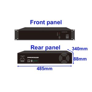 Tabletop Mount 150W IP Amplifier Bluetooth 80 Watt Stereo Amplifier
