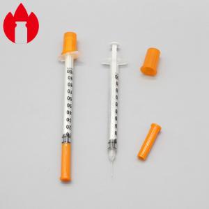 Medical Injection PP Plastic Insulin Syringe 1ml Disposable