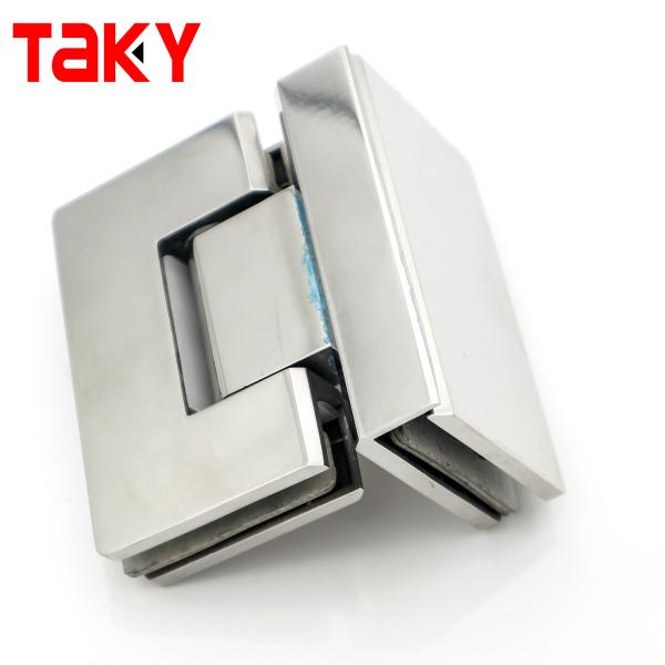 Stainless Steel Glass Door Hinge Home Office Glass to Glass Hinge Shower Door Pivot Hinges
