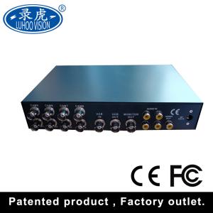 8 Channel Quad Processor , Video Quad Splitter Splitter System With Audio Alarm