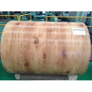Wood Grain PCM PVDF Aluminium Coil 3003H24 Printech Color Coil 50-Year Warranty