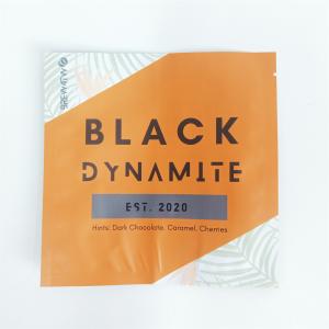 Custom Printed Food Grade Heat Seal Chocolate Snack Three Side Seal Food Bag