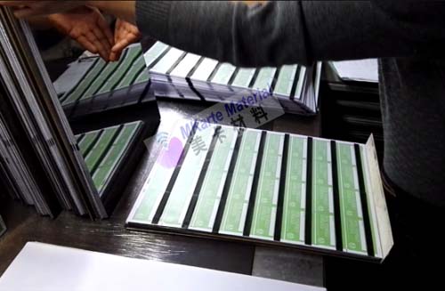 Glossy Stainless Laminated Steel Plates Slight Matte Finish For Card Laminator Use