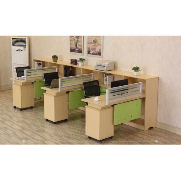 Anti - Water Office Furniture Partitions / 4 Person Office Workstation