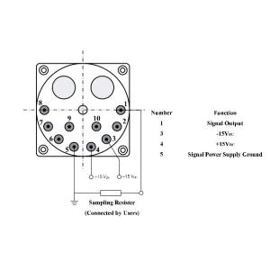 KSQA11 Industrial acceleration sensor Operating Temperature -45 ~ +100(℃)